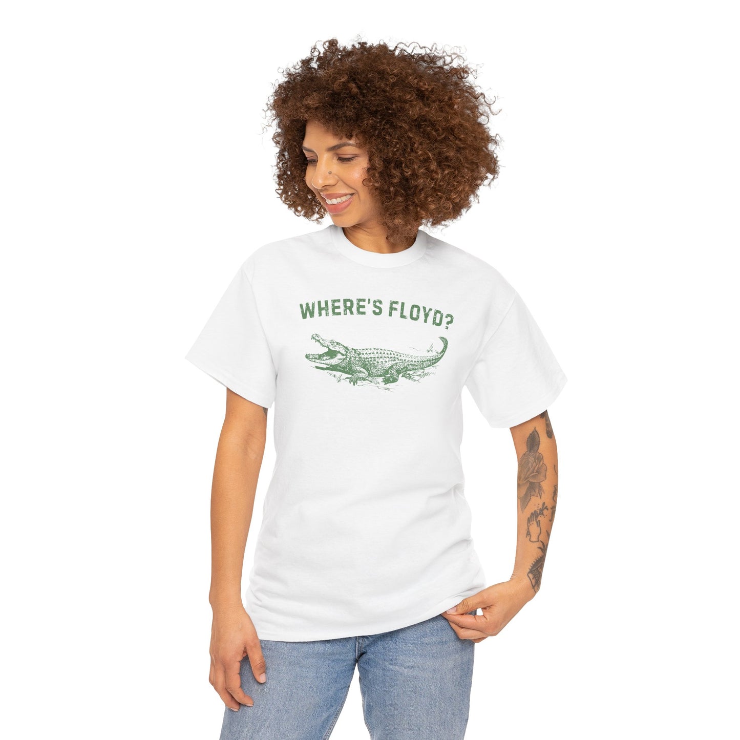 Where's Floyd T-Shirt - White