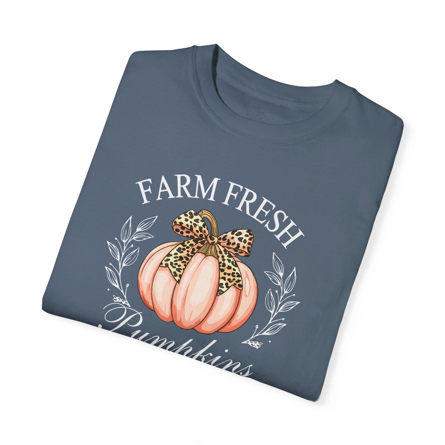 Farm Fresh Hand Picked Pumpkins (White Text)