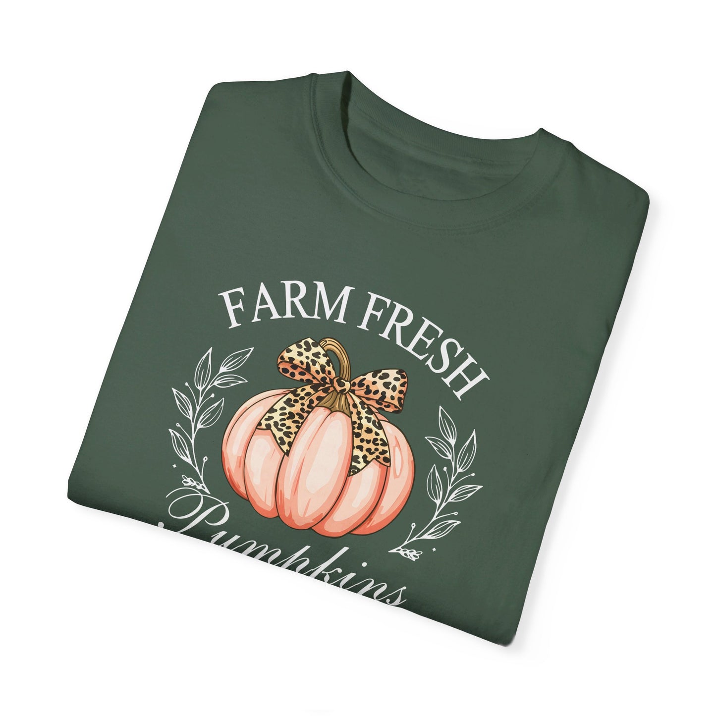 Farm Fresh Hand Picked Pumpkins (White Text)