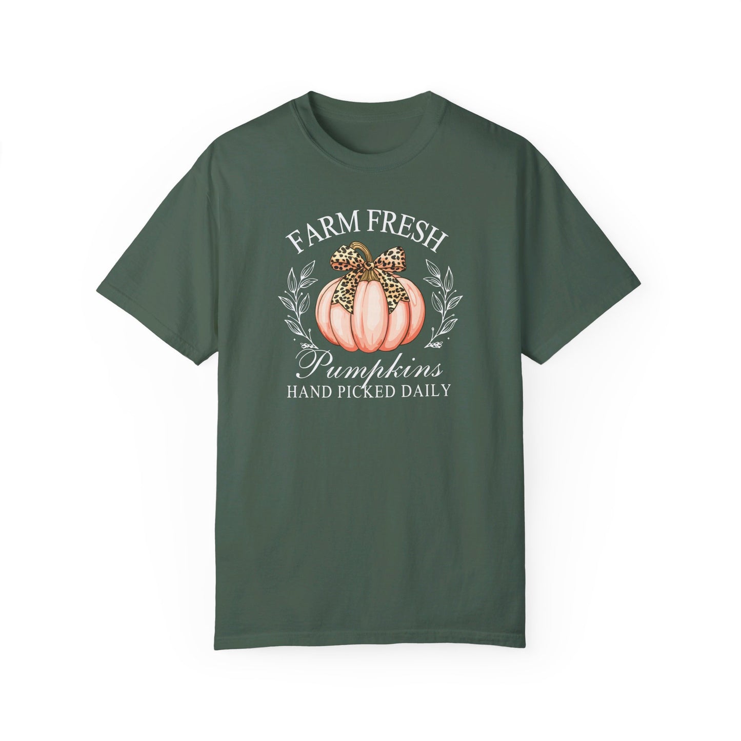 Farm Fresh Hand Picked Pumpkins (White Text)