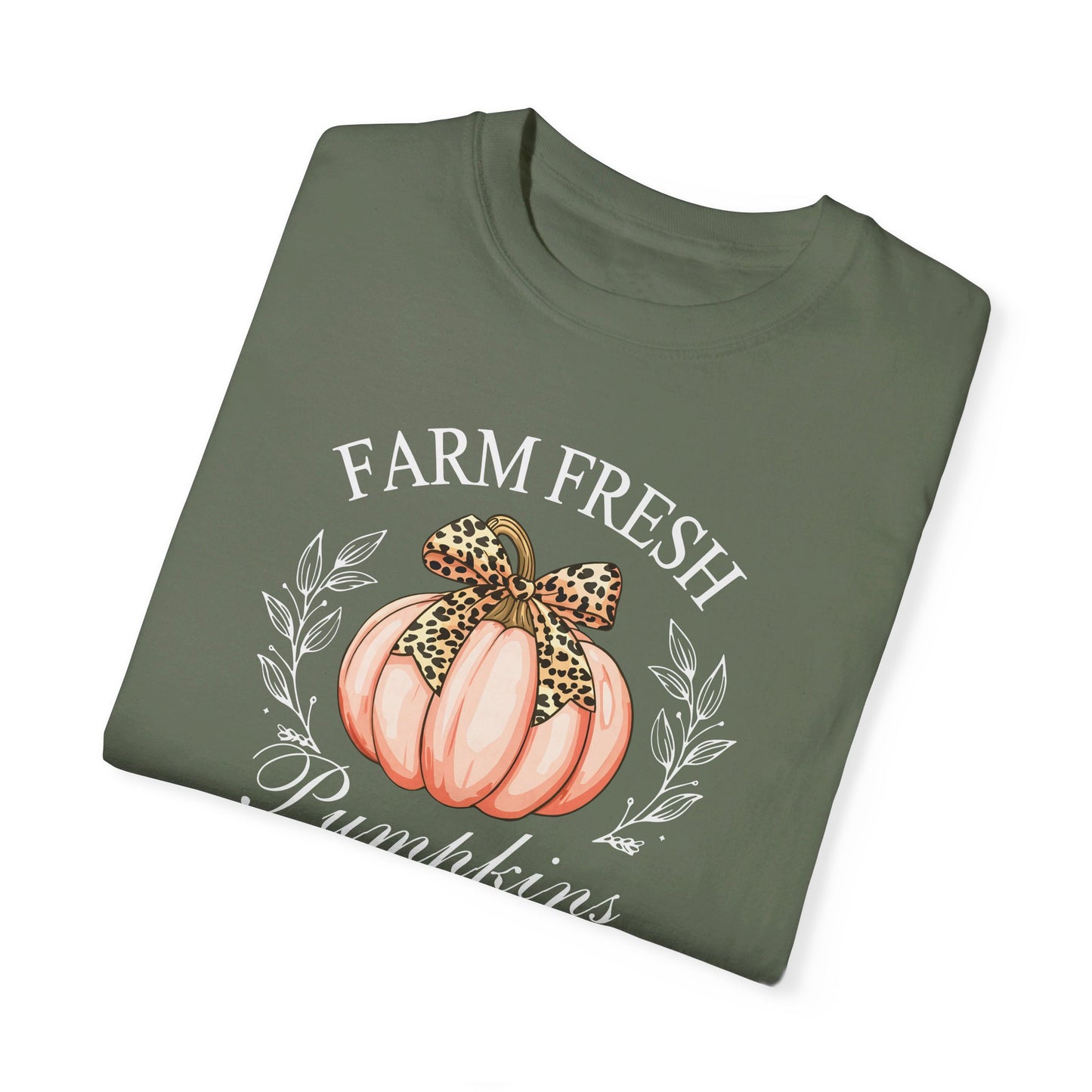 Farm Fresh Hand Picked Pumpkins (White Text)